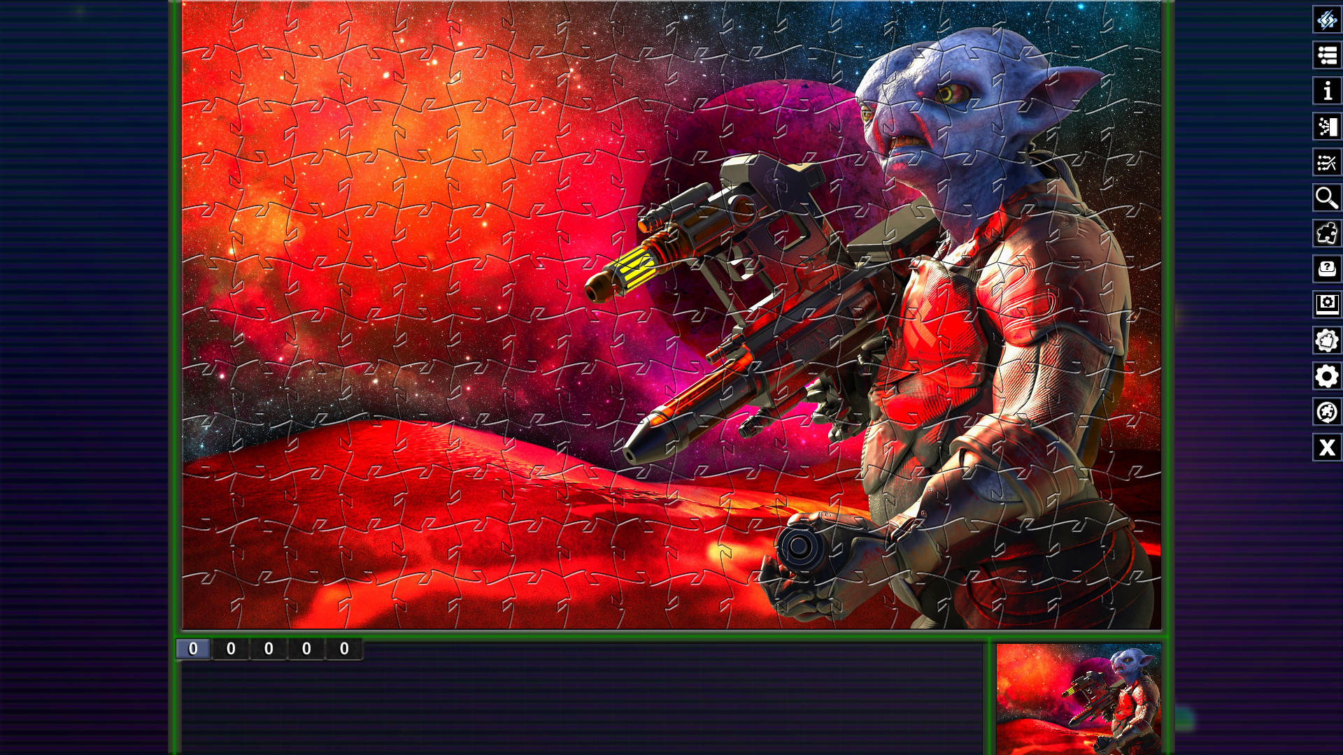 Pixel Puzzles: Illustrations &amp; Anime – Jigsaw Pack: Aliens