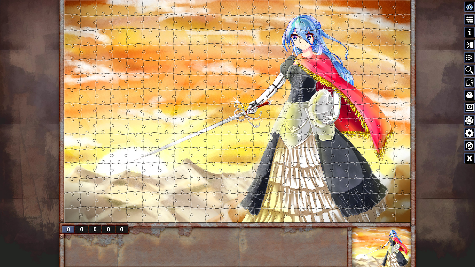 Pixel Puzzles: Illustrations &amp; Anime – Jigsaw Pack: Warriors