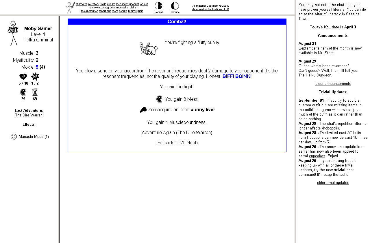 The Kingdom of Loathing