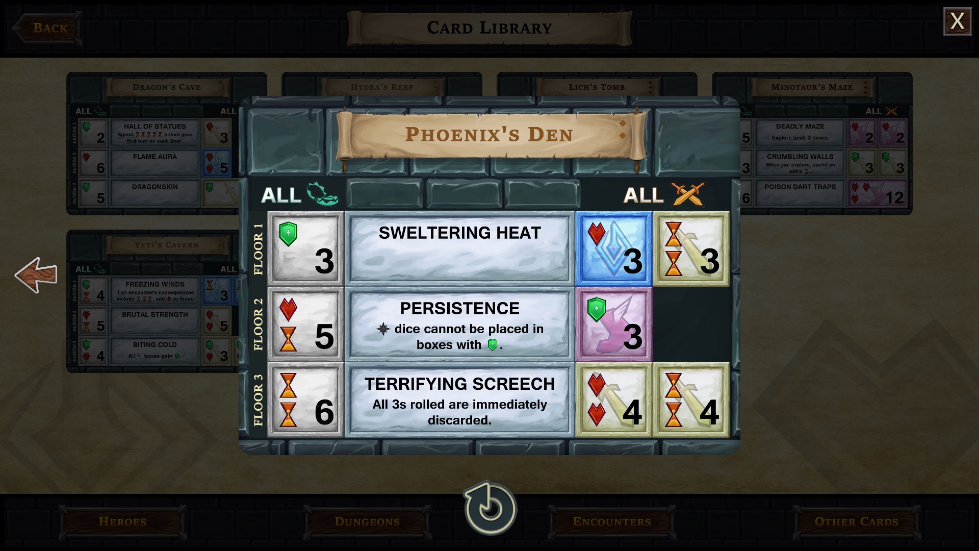 One Deck Dungeon: Phoenix’s Den