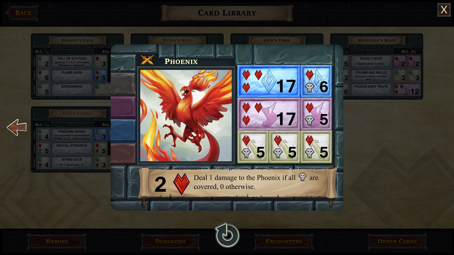 One Deck Dungeon: Phoenix’s Den