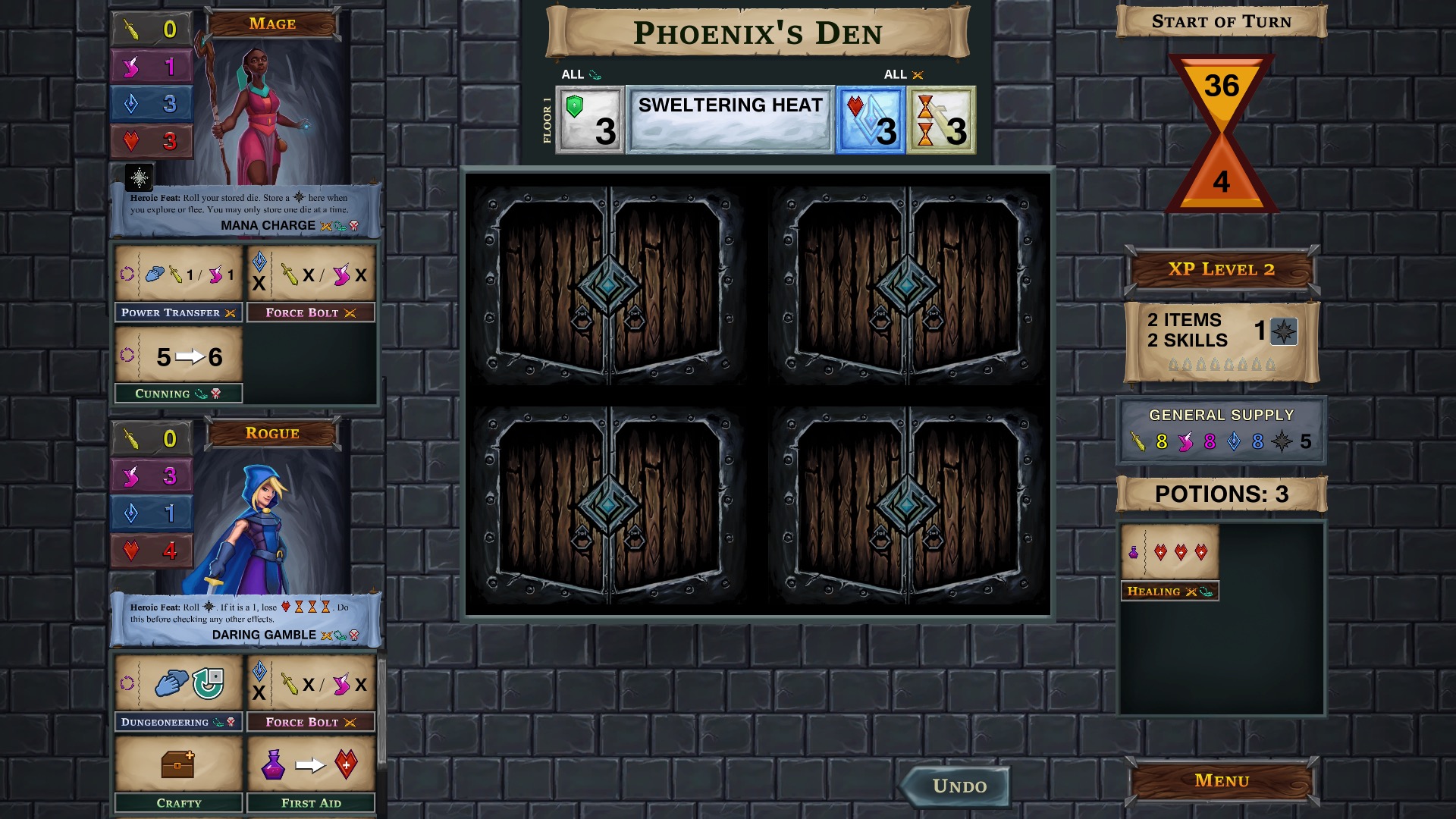 One Deck Dungeon: Phoenix’s Den
