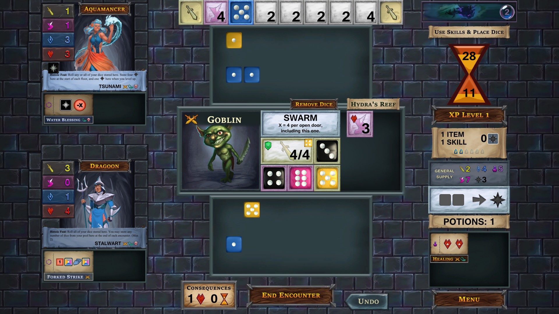 One Deck Dungeon: Abyssal Depths