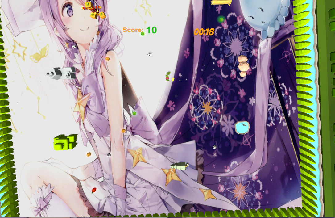 VR Retro Snake on Girls