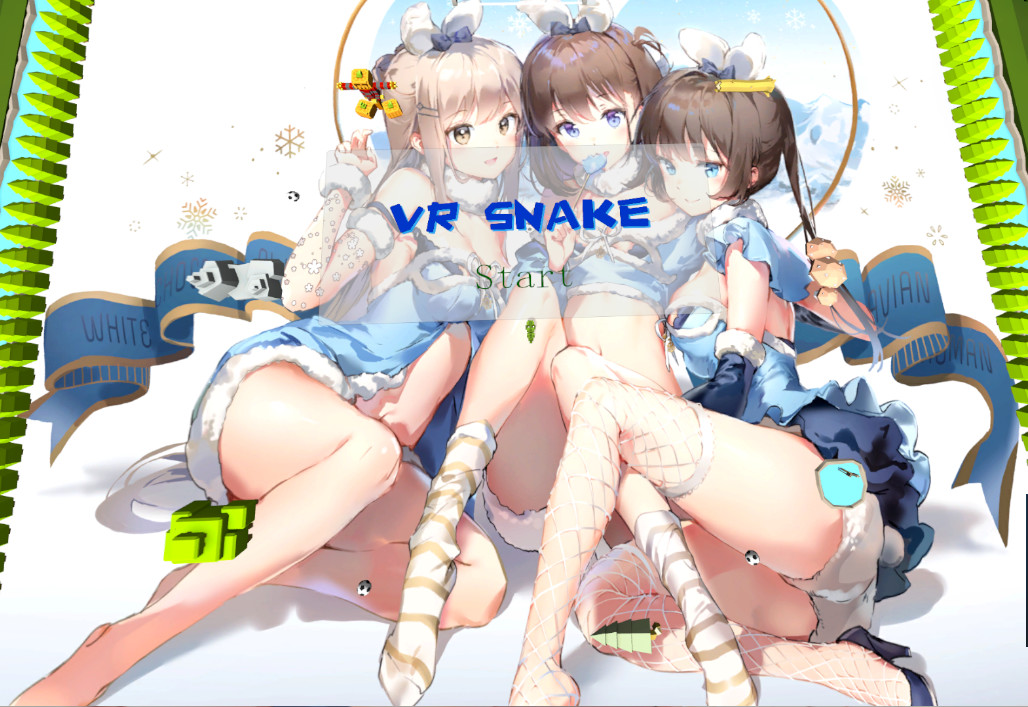 VR Retro Snake on Girls