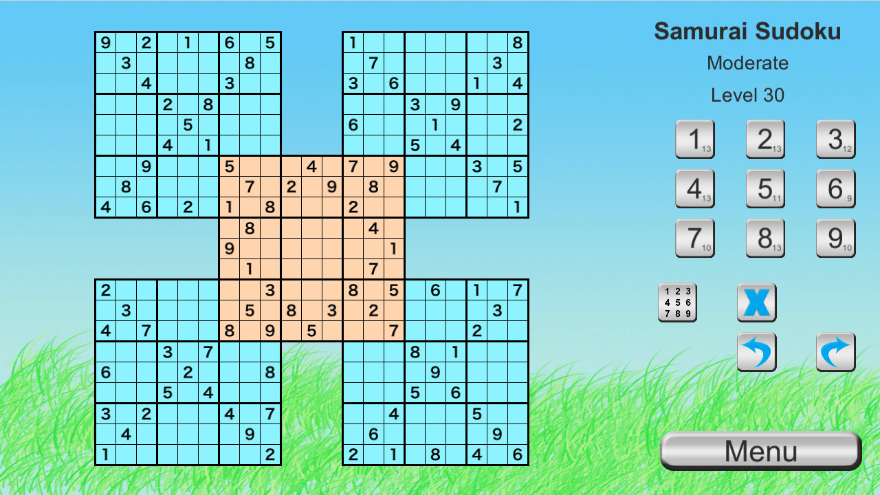 Ultimate Sudoku Collection: Samurai Median Pack