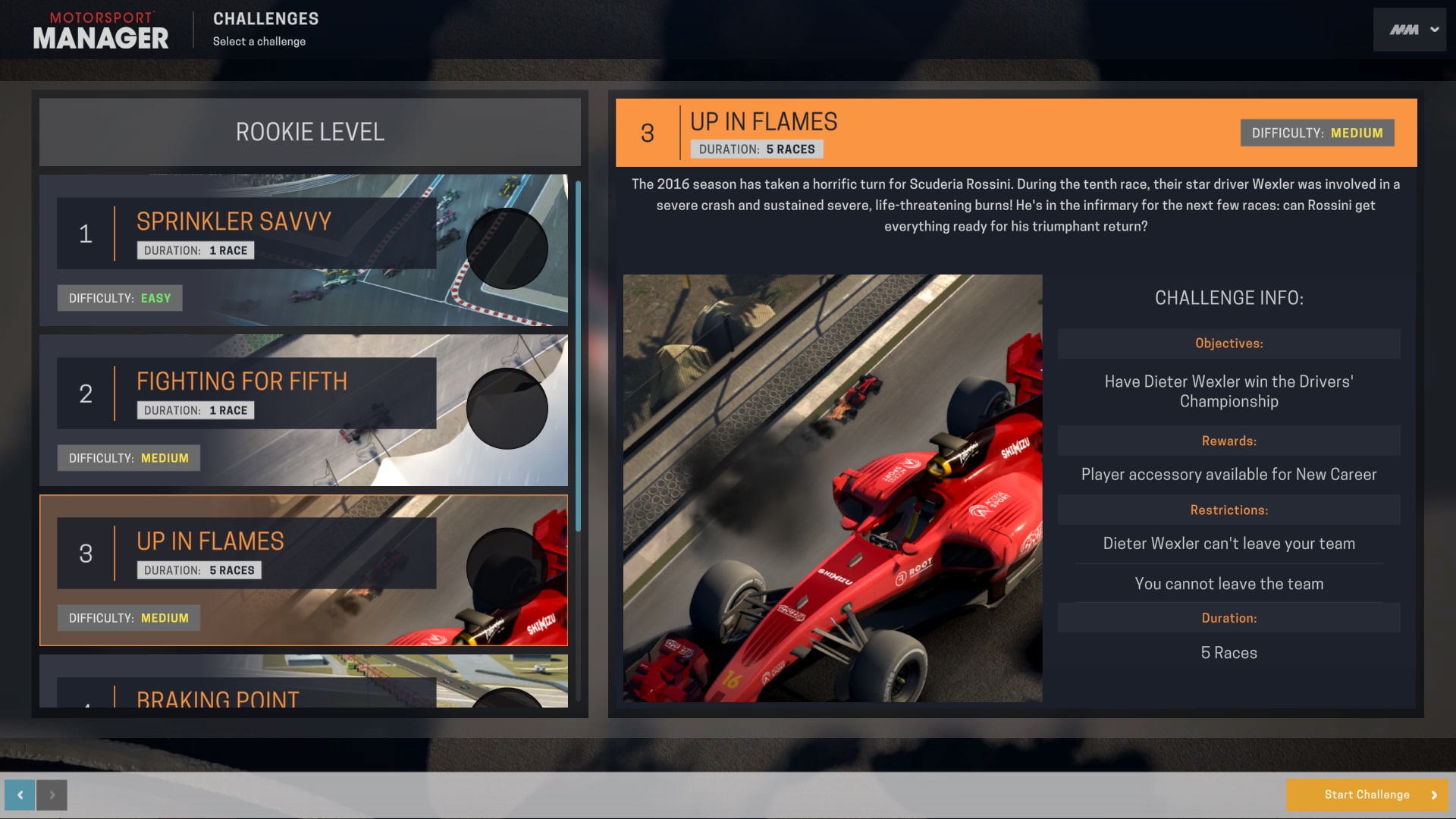 Motorsport Manager: Challenge Pack