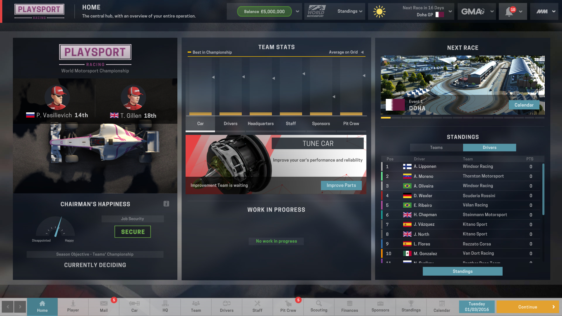Motorsport Manager: Create Your Own Team