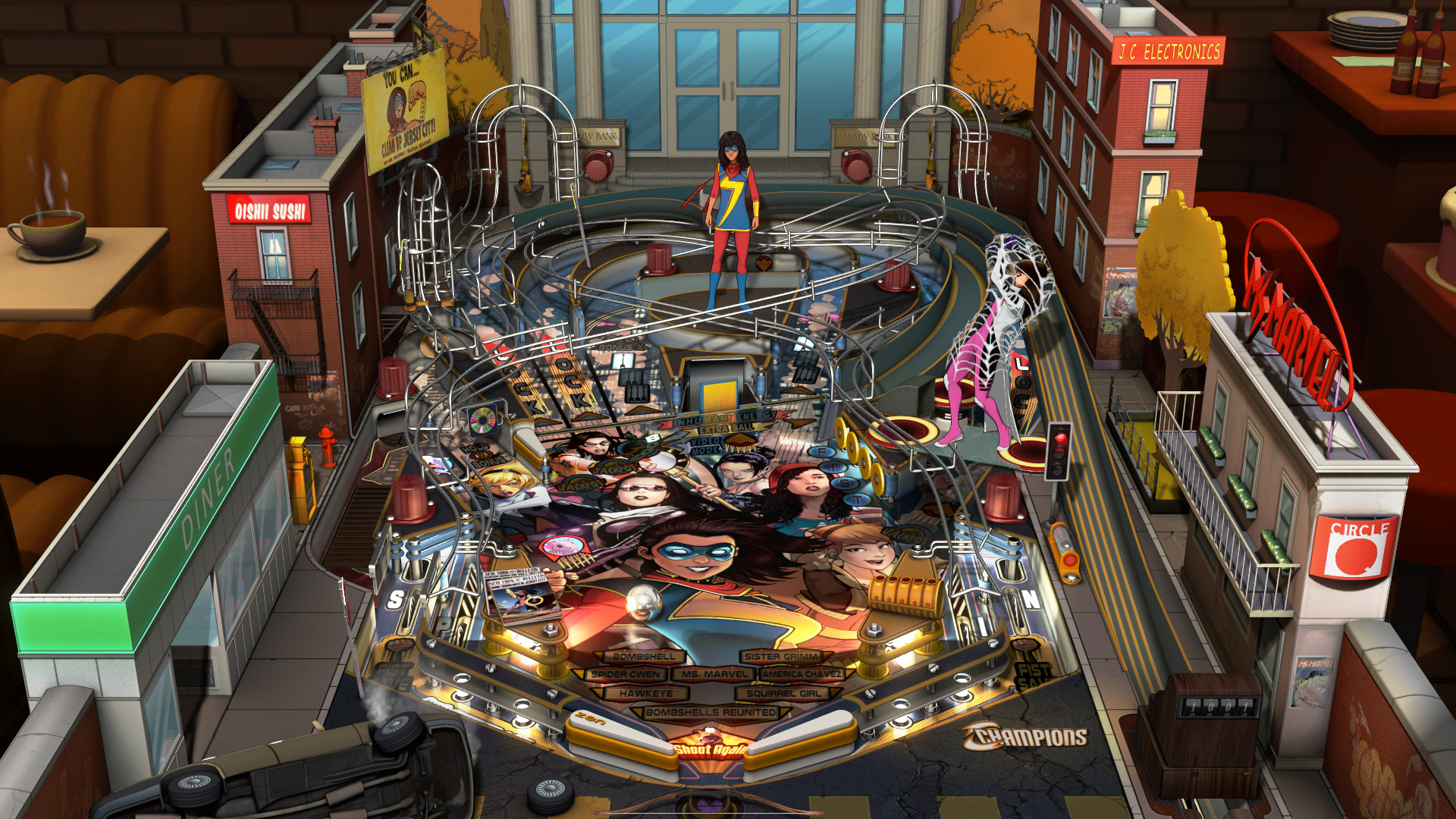Pinball FX3: Marvel’s Women of Power