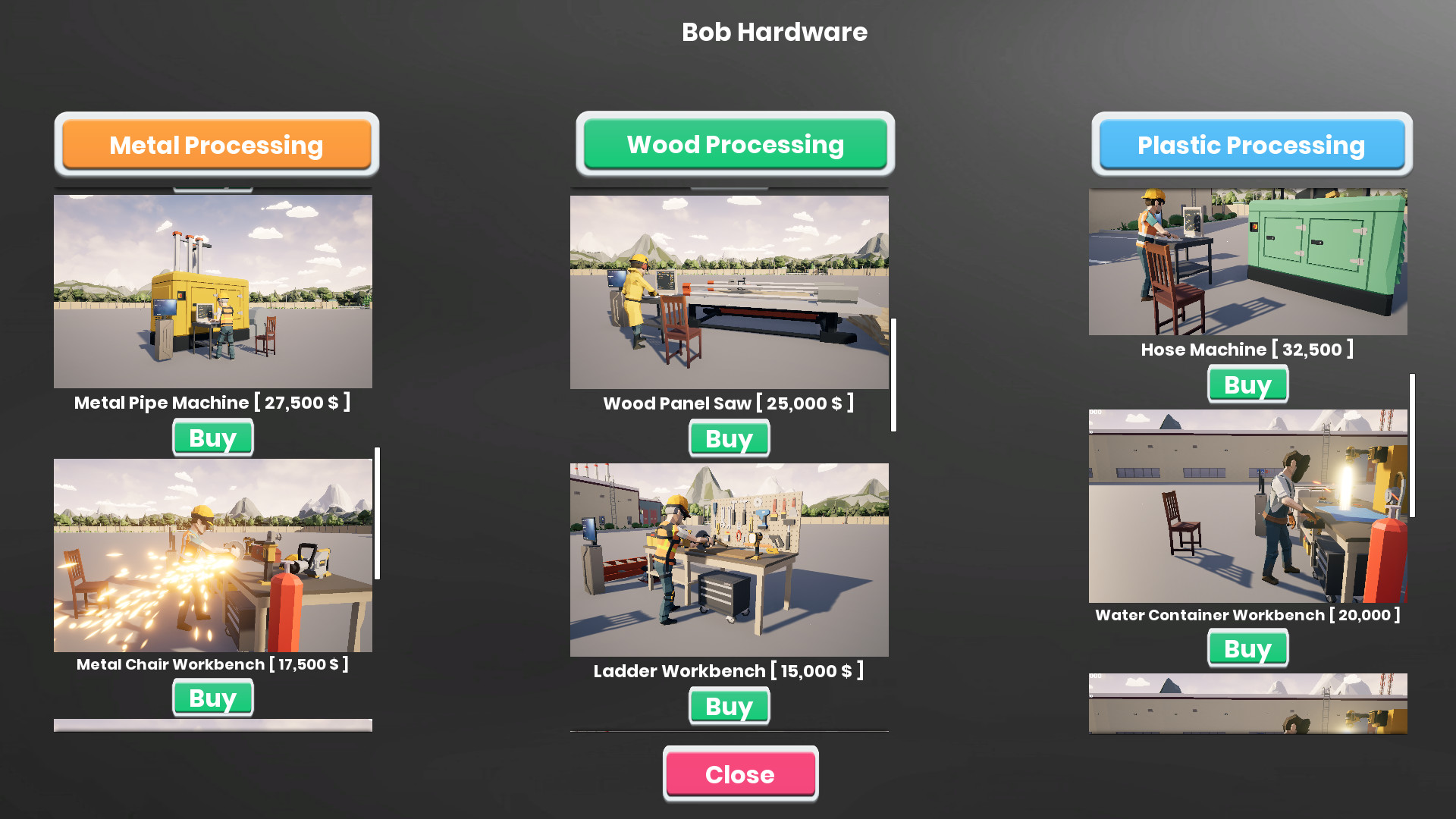 Factory Manager Simulator
