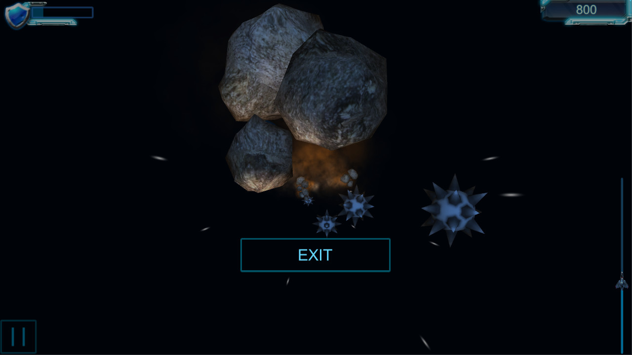 Asteroids Belt: Try to Survive!