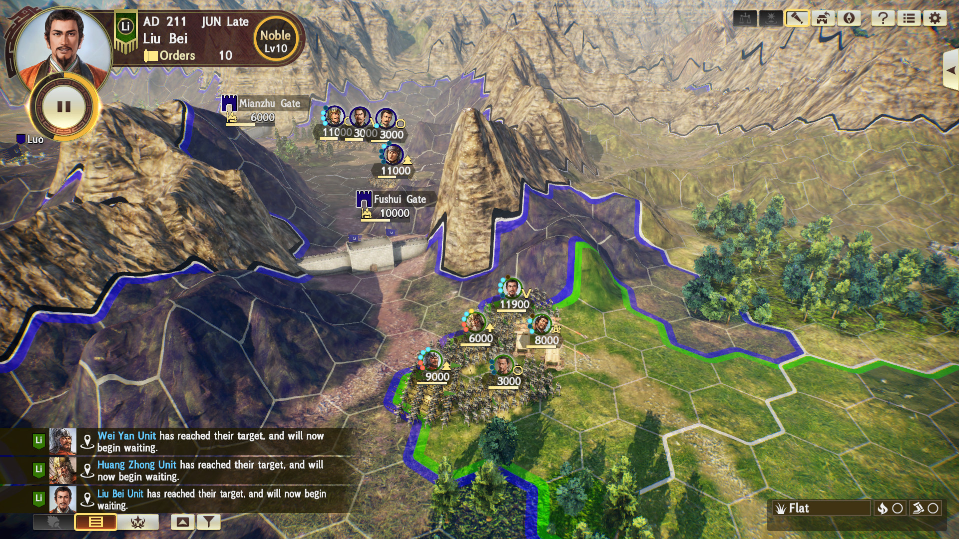 Romance of the Three Kingdoms XIII EP: Scenario for War Chronicles Mode – 1st Wave: Liu Bei Enters Shu