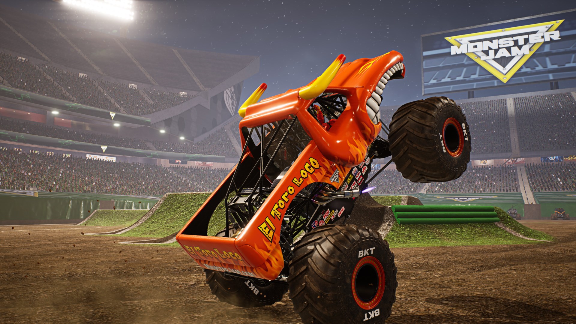 Monster Jam Steel Titans Power Out Bundle