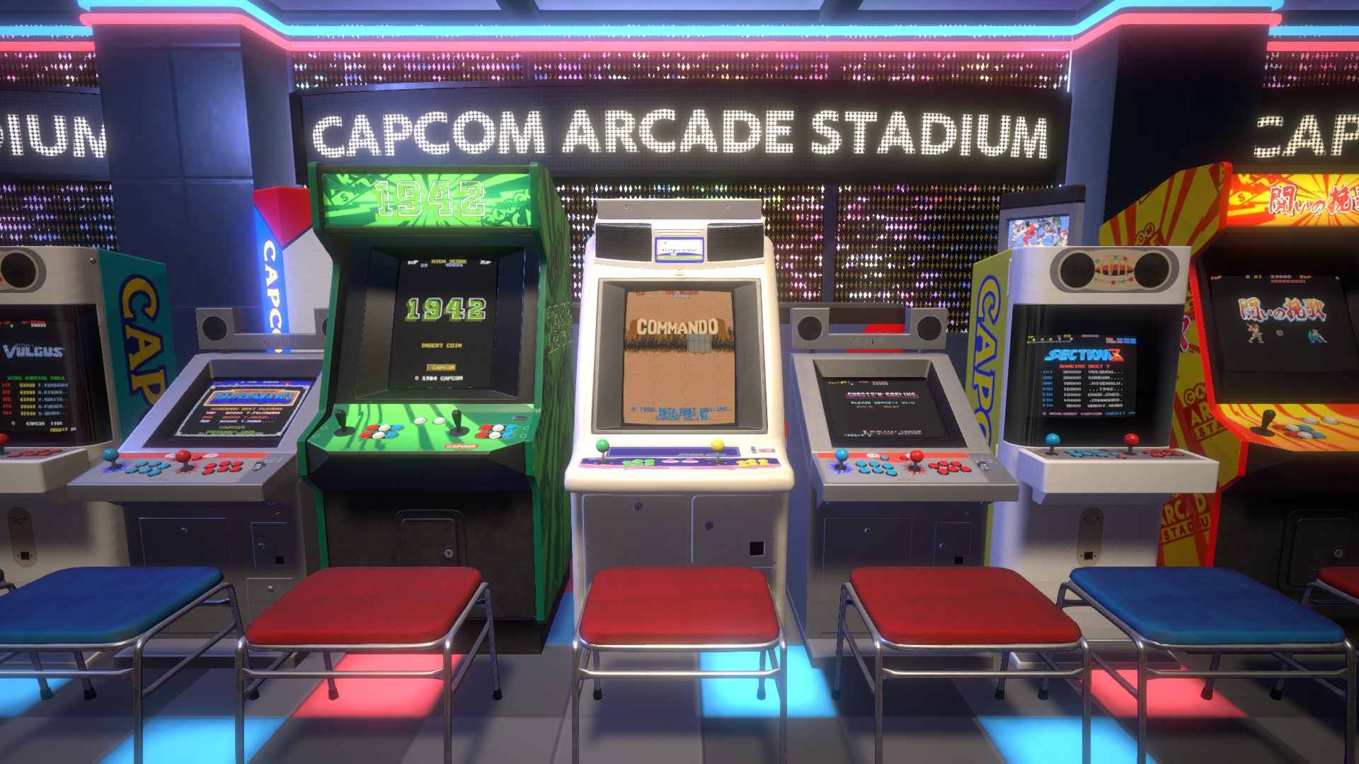 Capcom Arcade Stadium Packs 1, 2, and 3