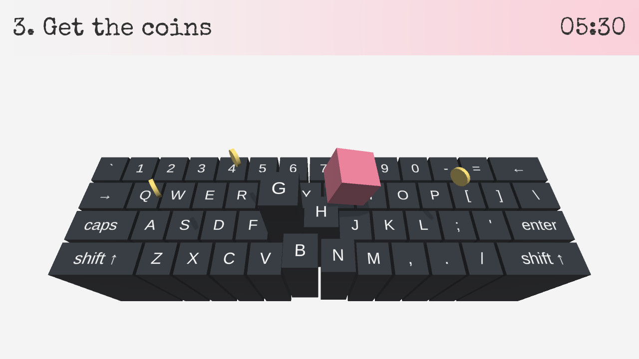 On Key Up: A Game for Keyboards