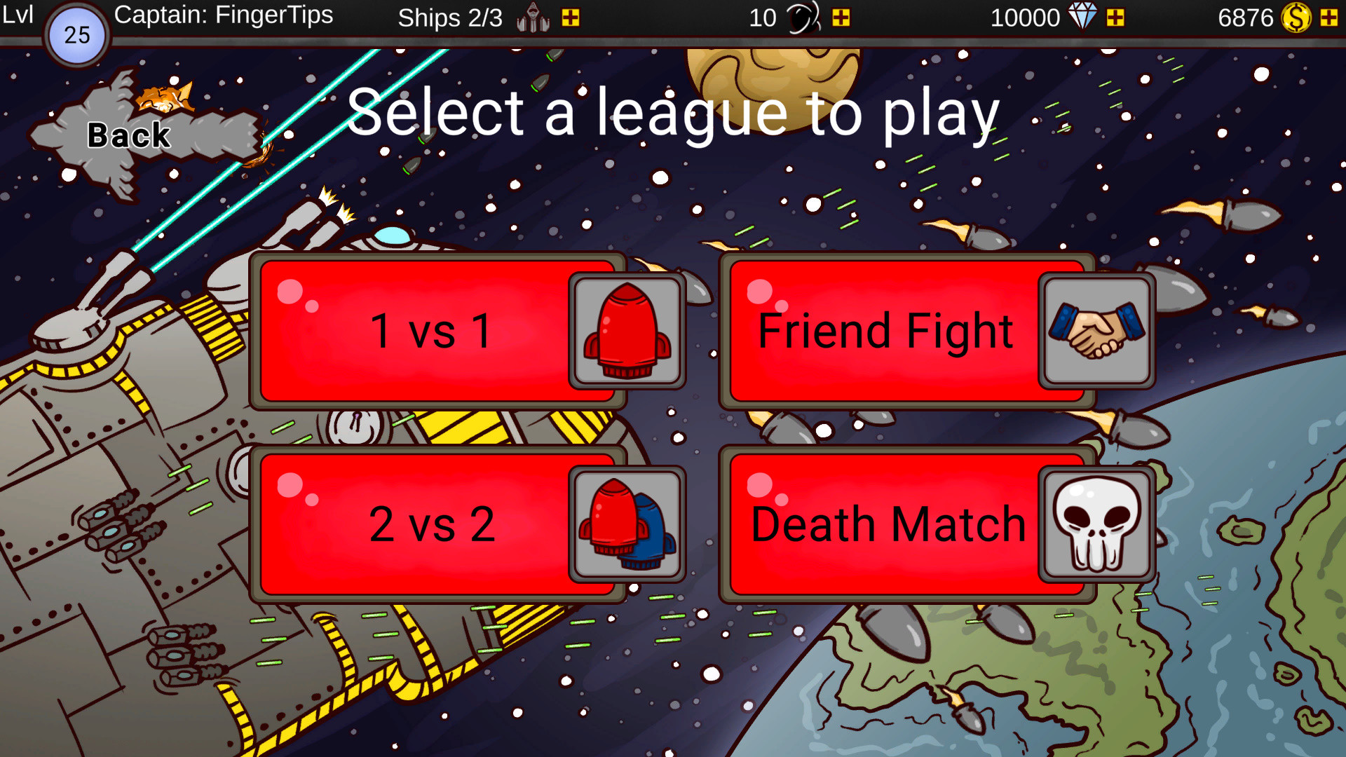 Space Box Battle Arena