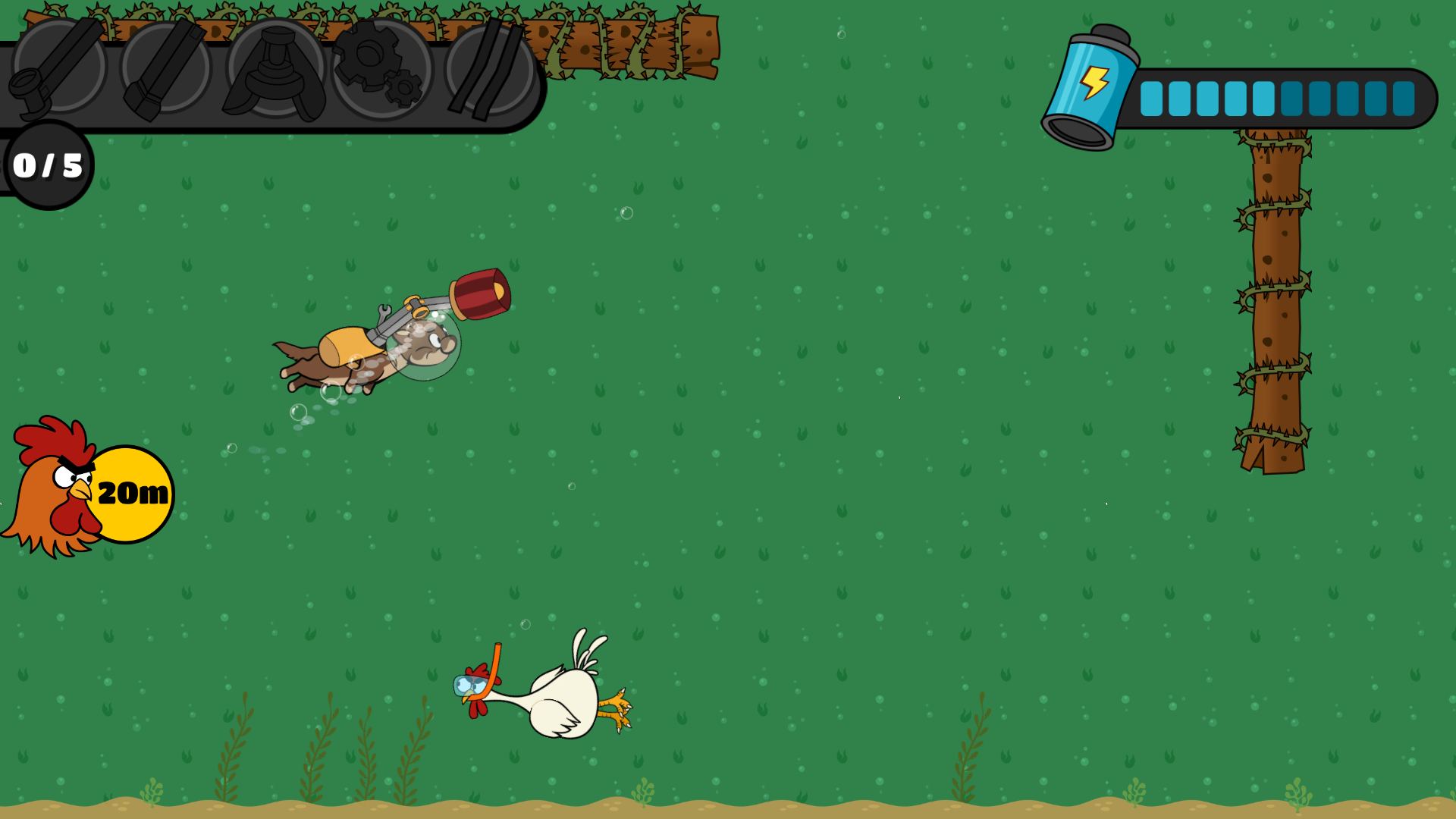 Wisly and the Chickens!