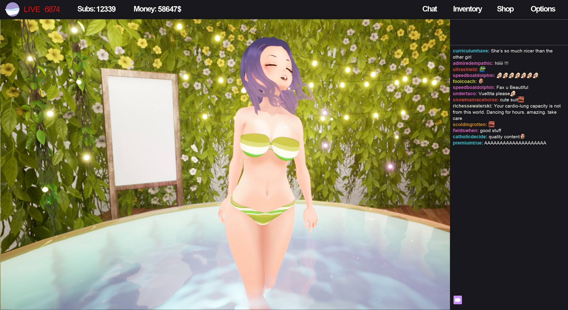Hot Tub Simulator