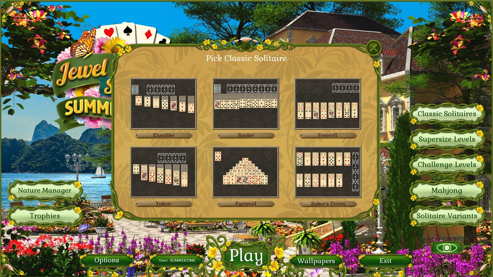 Jewel Match Solitaire: Summertime