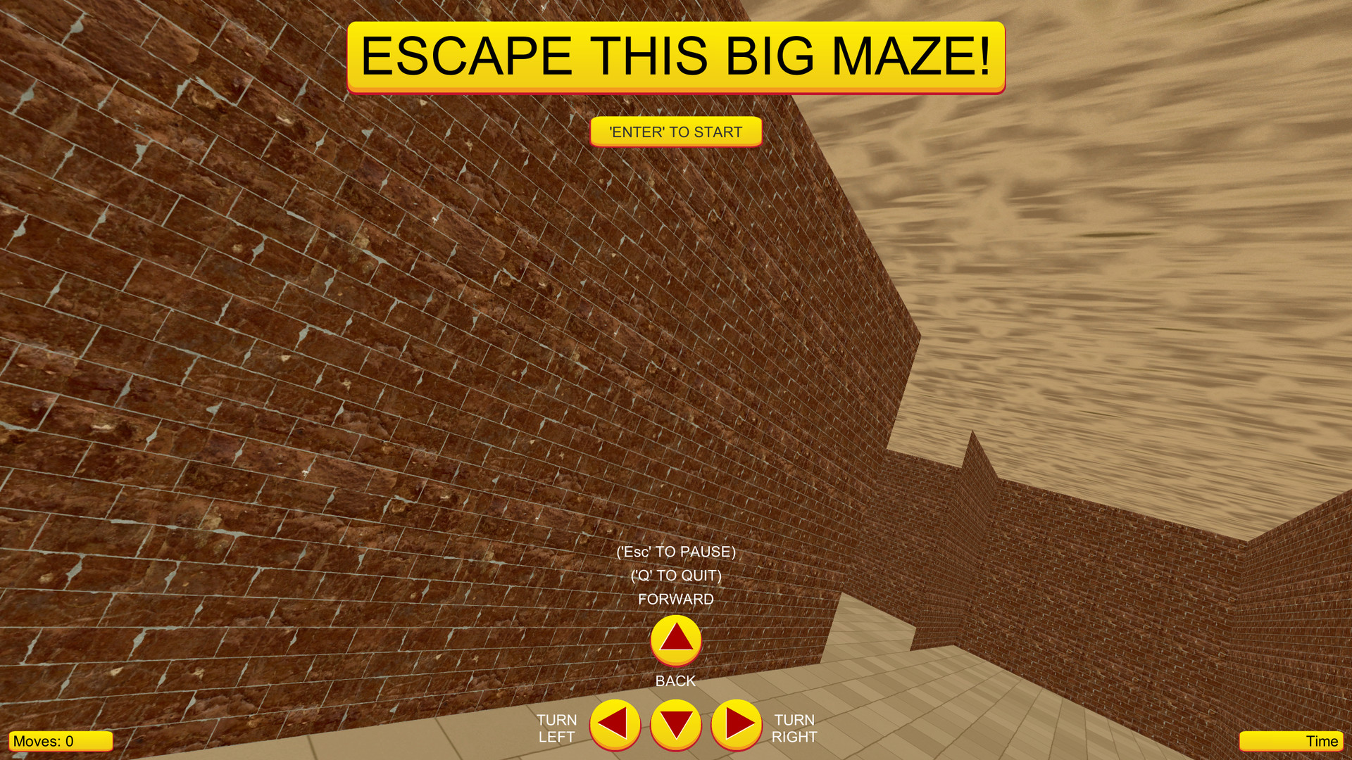 Escape This Big Maze!
