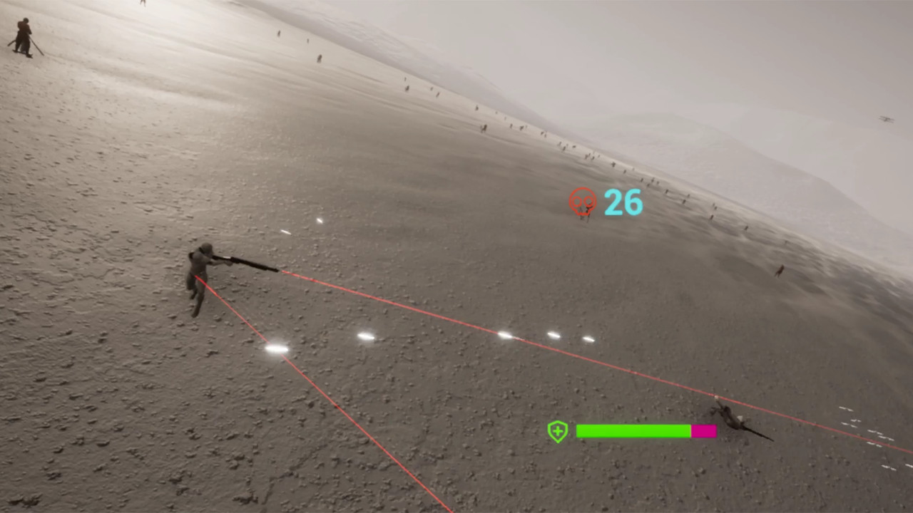 VR Lunar Base Skirmish: Control the Moon