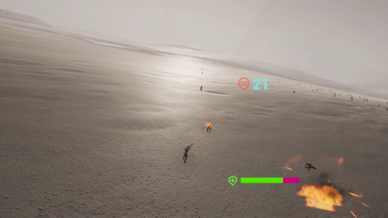 VR Lunar Base Skirmish: Control the Moon