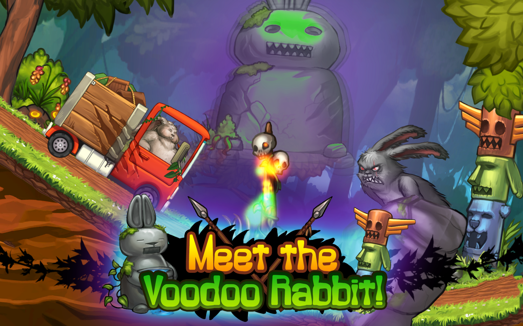 Angry Bunny Race: Jungle Road