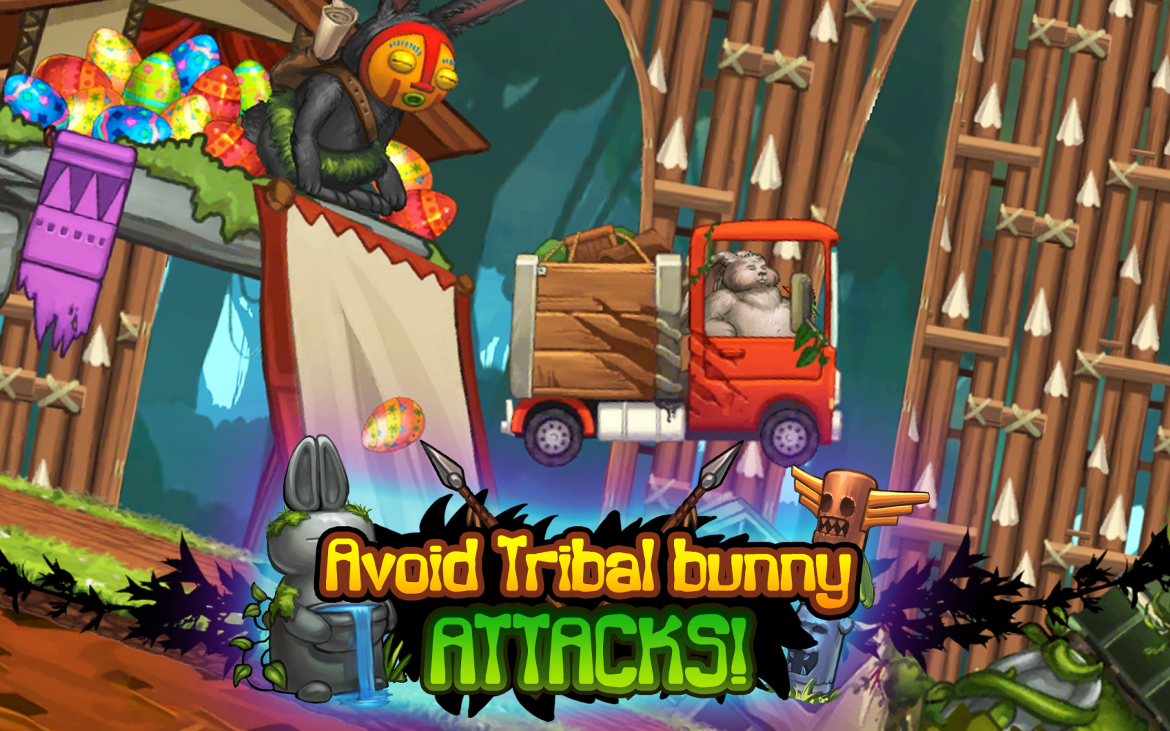 Angry Bunny Race: Jungle Road