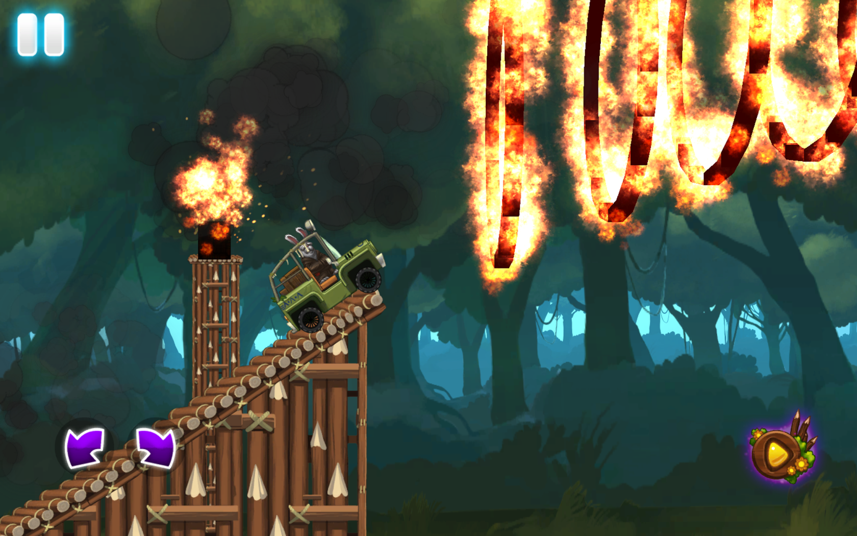 Angry Bunny Race: Jungle Road