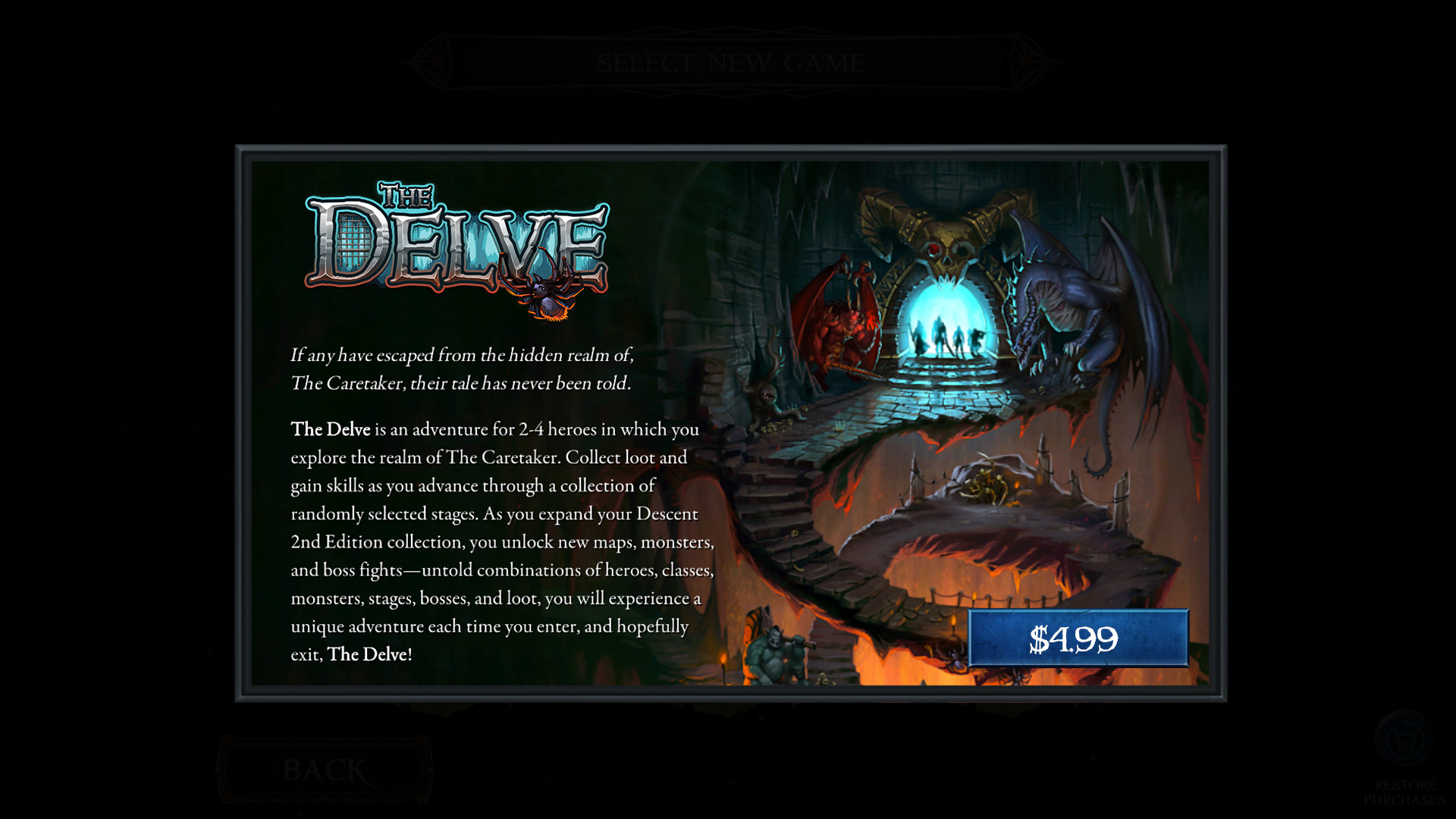 Descent: Road to Legend – The Delve