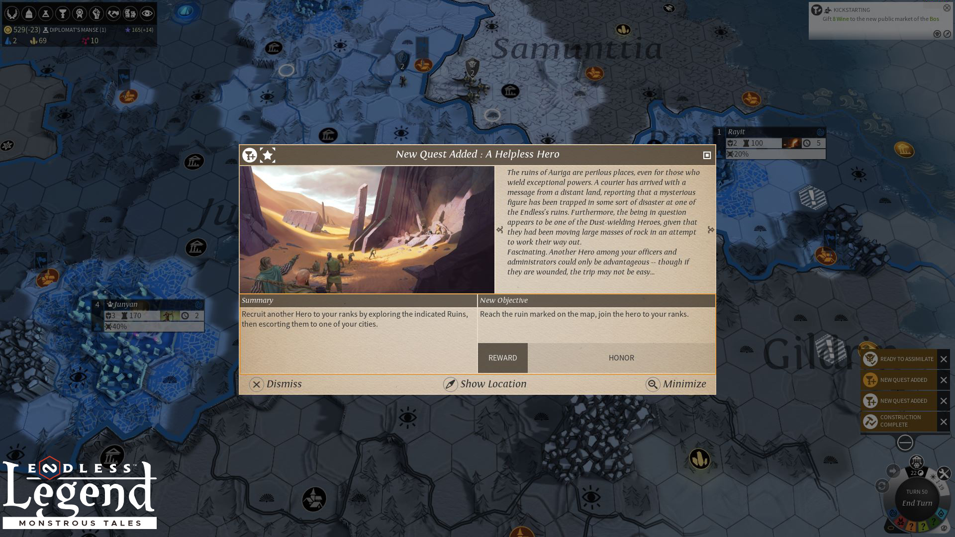 Endless Legend: Monstrous Tales