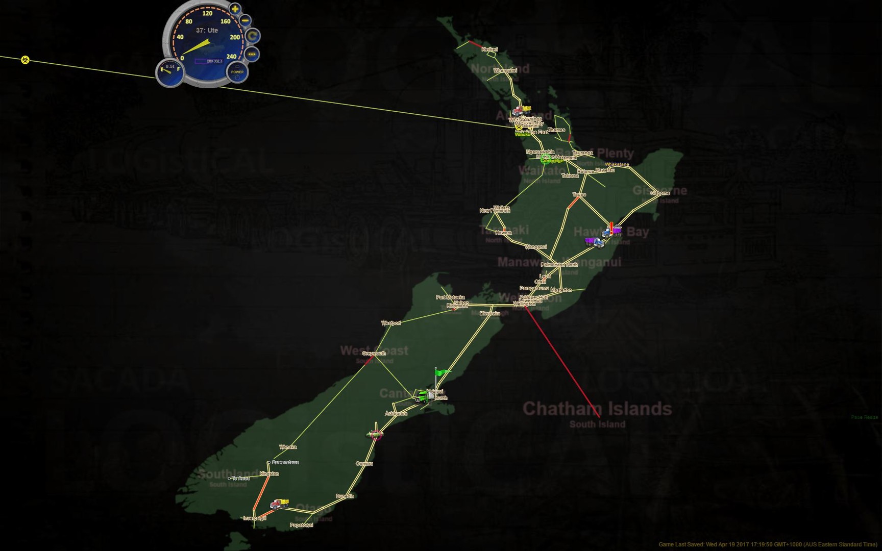 Logistical: New Zealand