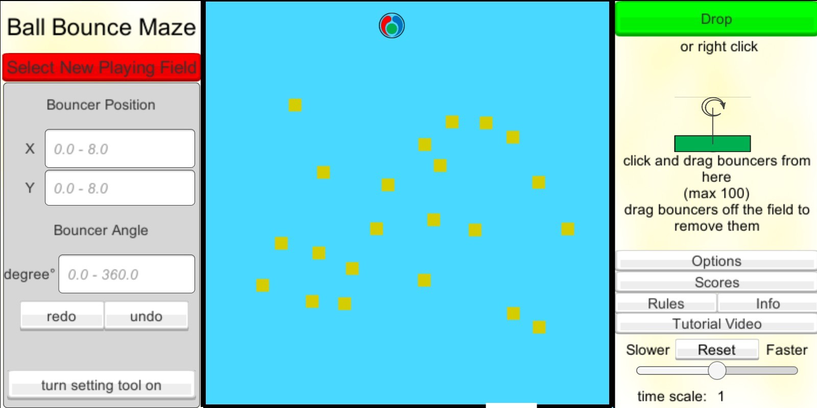 Ball Bounce Maze