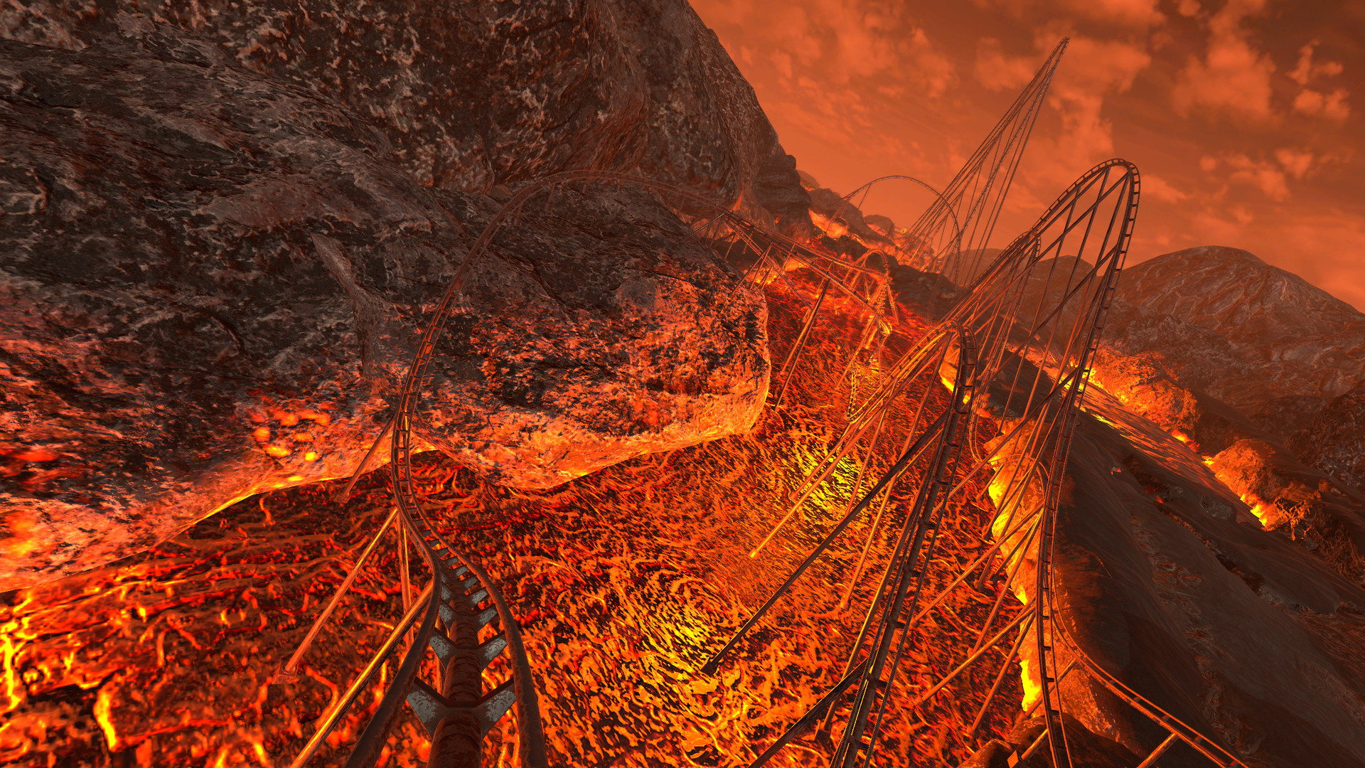 Epic Roller Coasters: Tuwhena Volcano