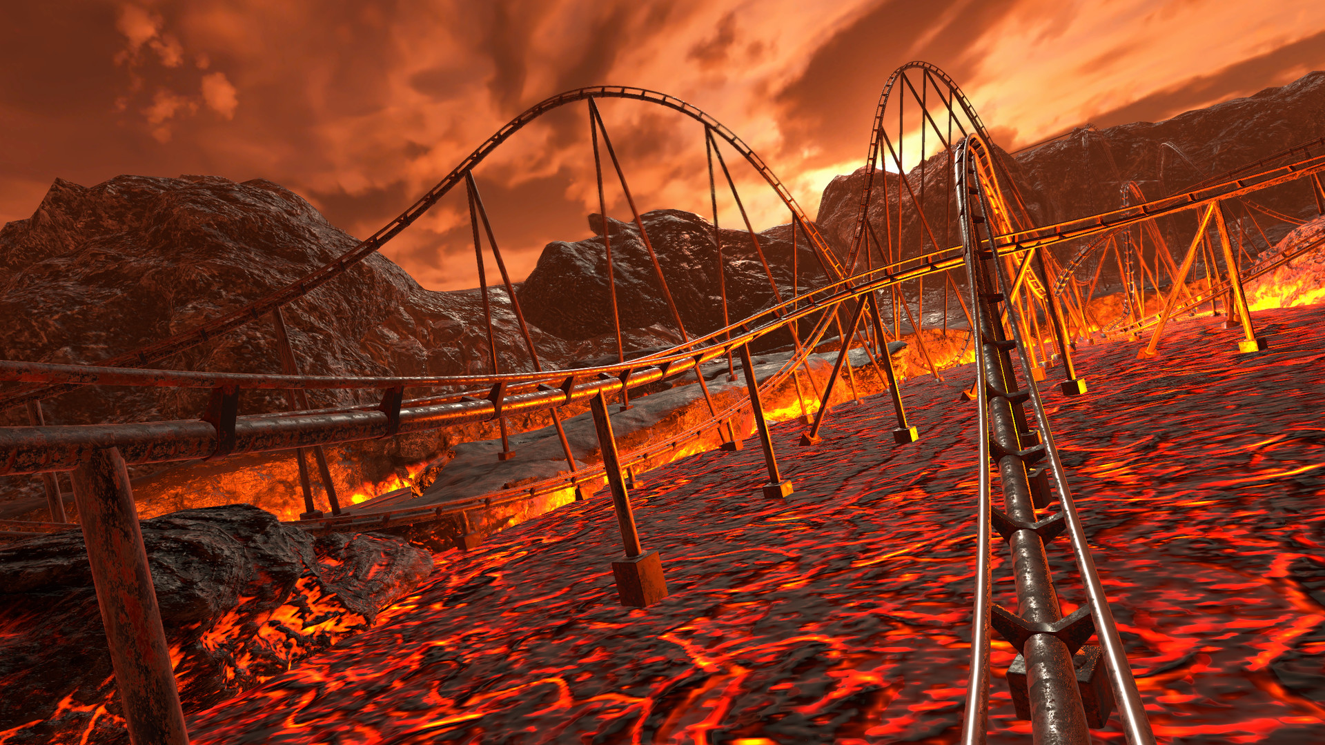 Epic Roller Coasters: Tuwhena Volcano