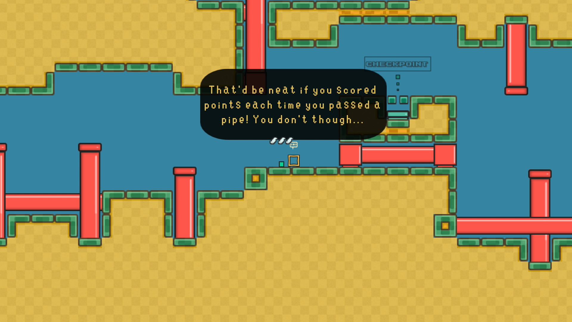 Big Flappy Tower vs. Tiny Square