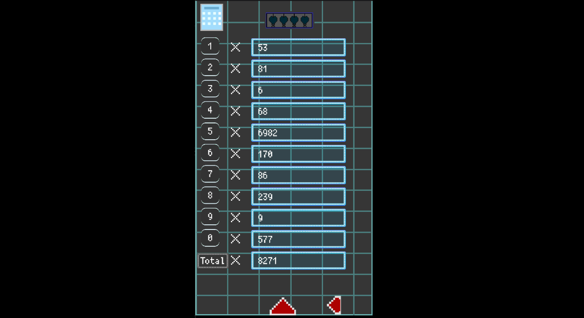 Calculator and Monsters