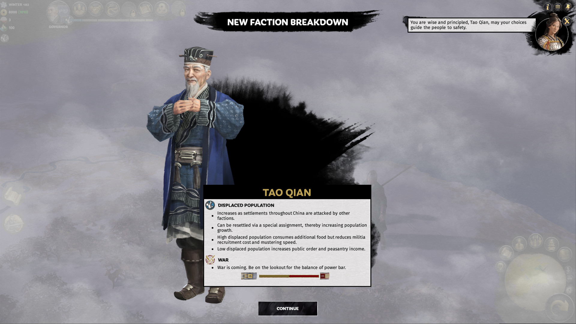 Total War: Three Kingdoms – Tao Qian