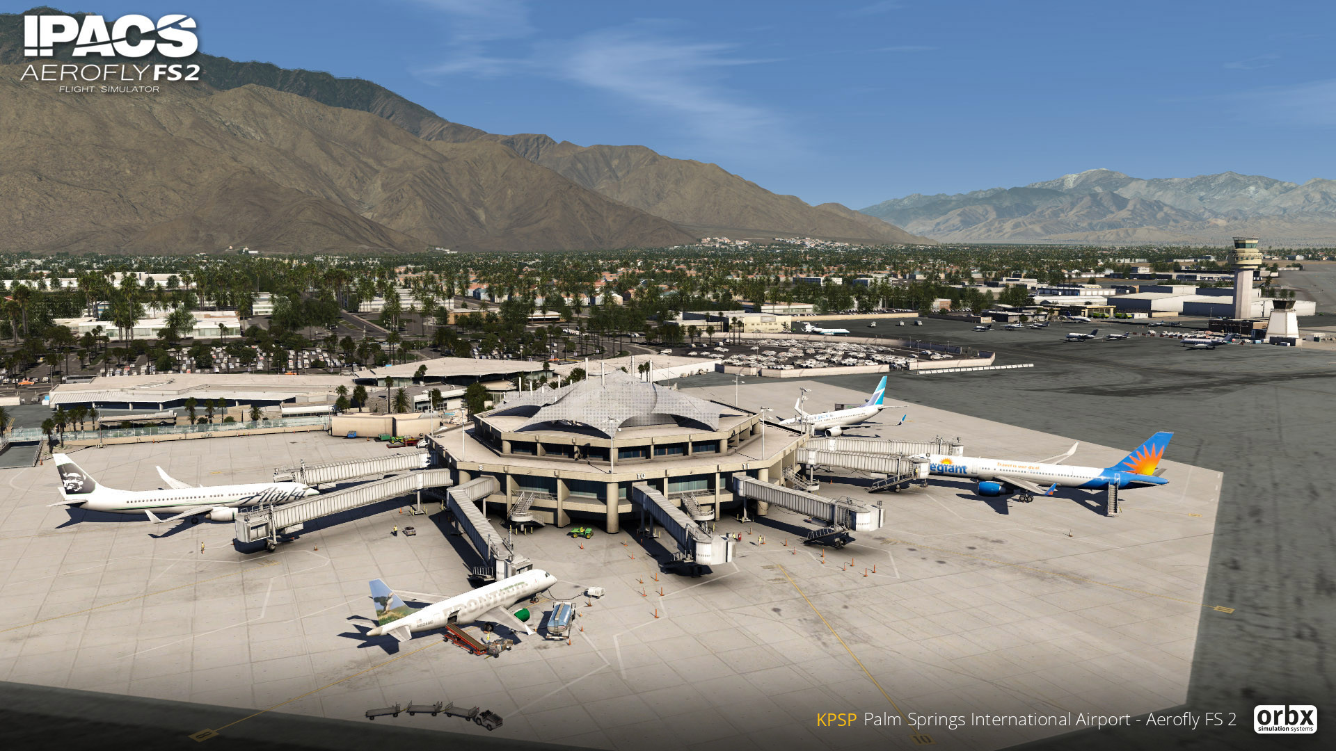 Aerofly FS 2 Flight Simulator: Orbx – Palm Springs International Airport