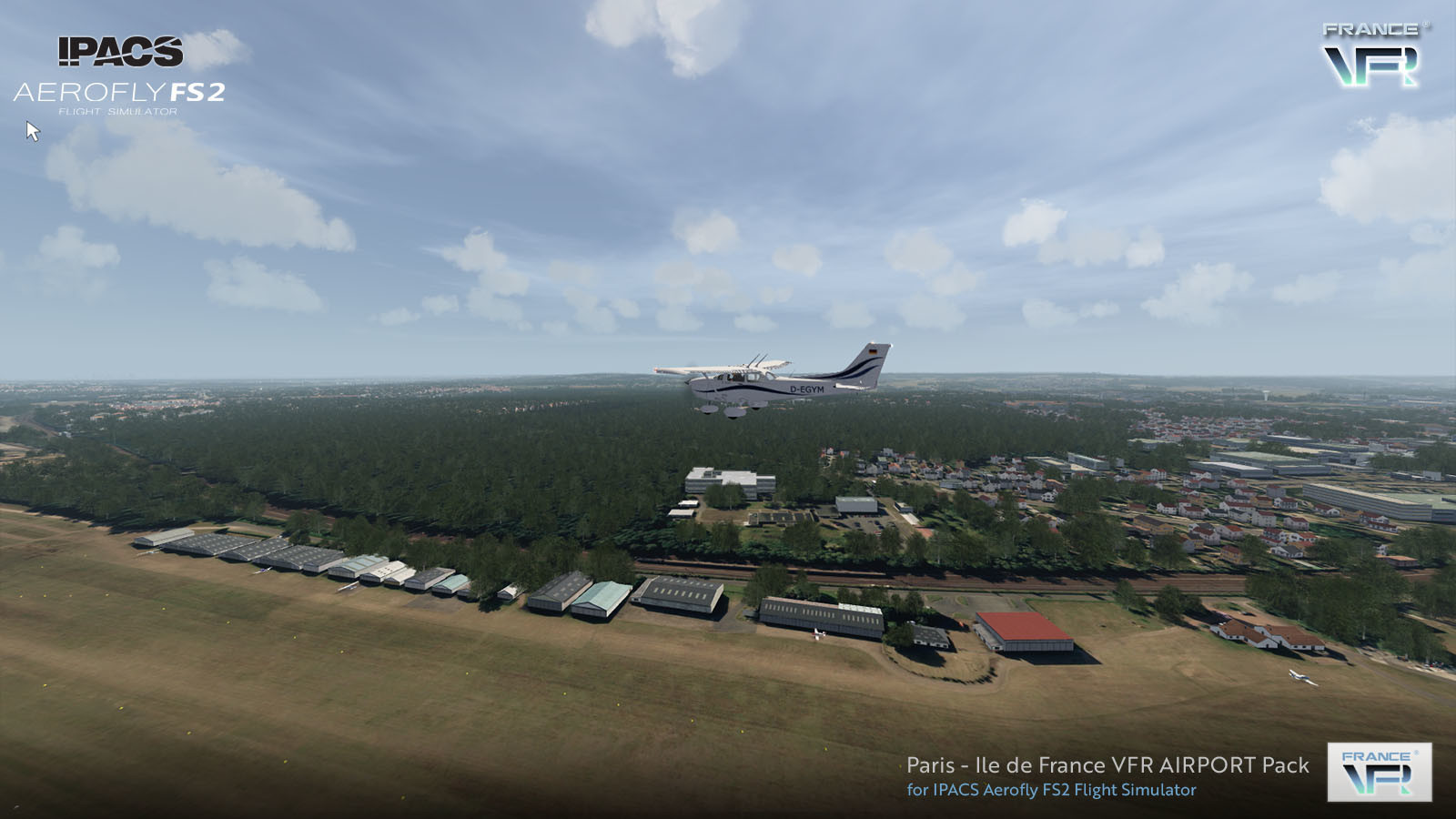 Aerofly FS 2 Flight Simulator: France VFR – Paris-Ile-de-France Airport Pack