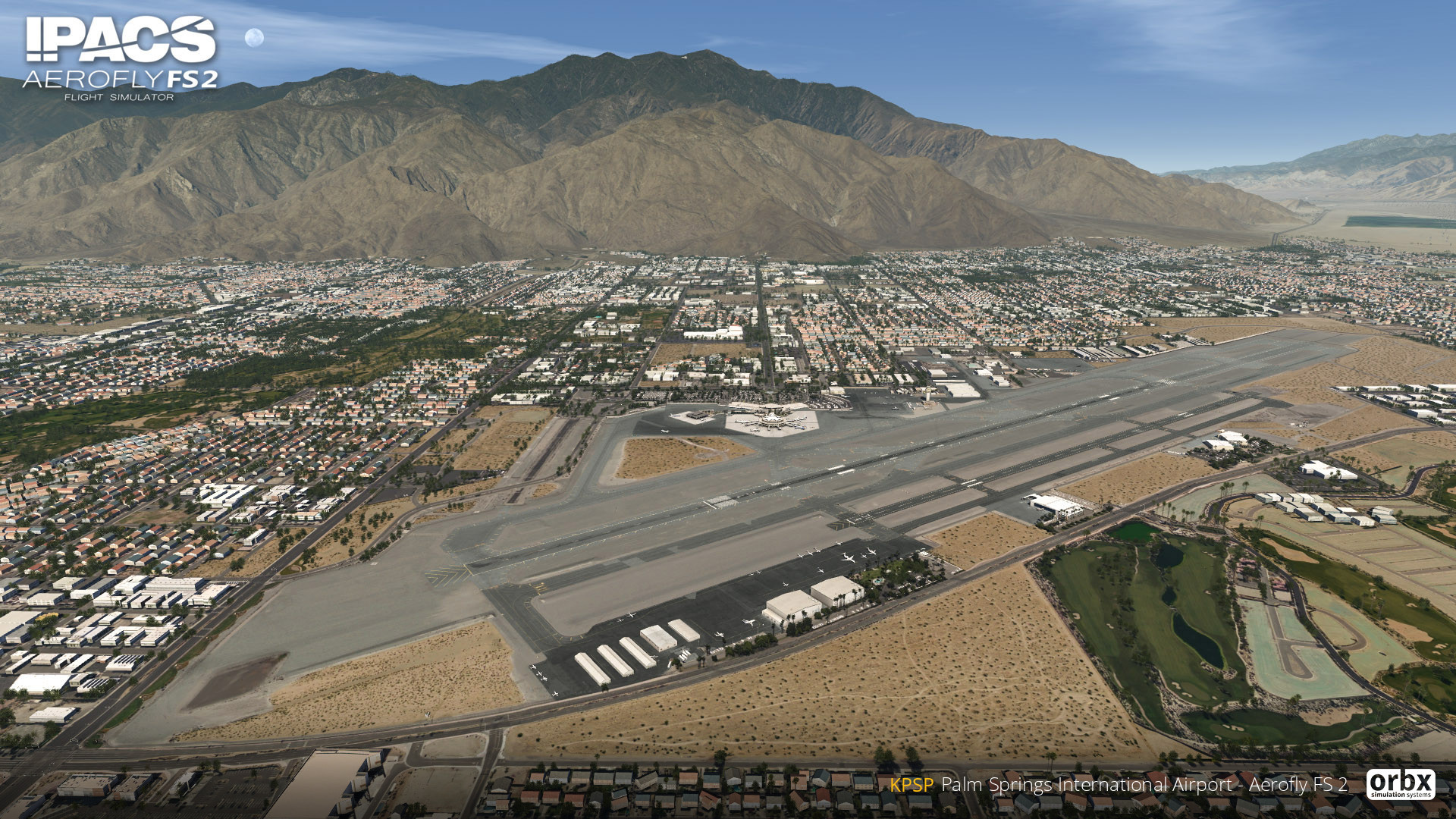 Aerofly FS 2 Flight Simulator: Orbx – Palm Springs International Airport