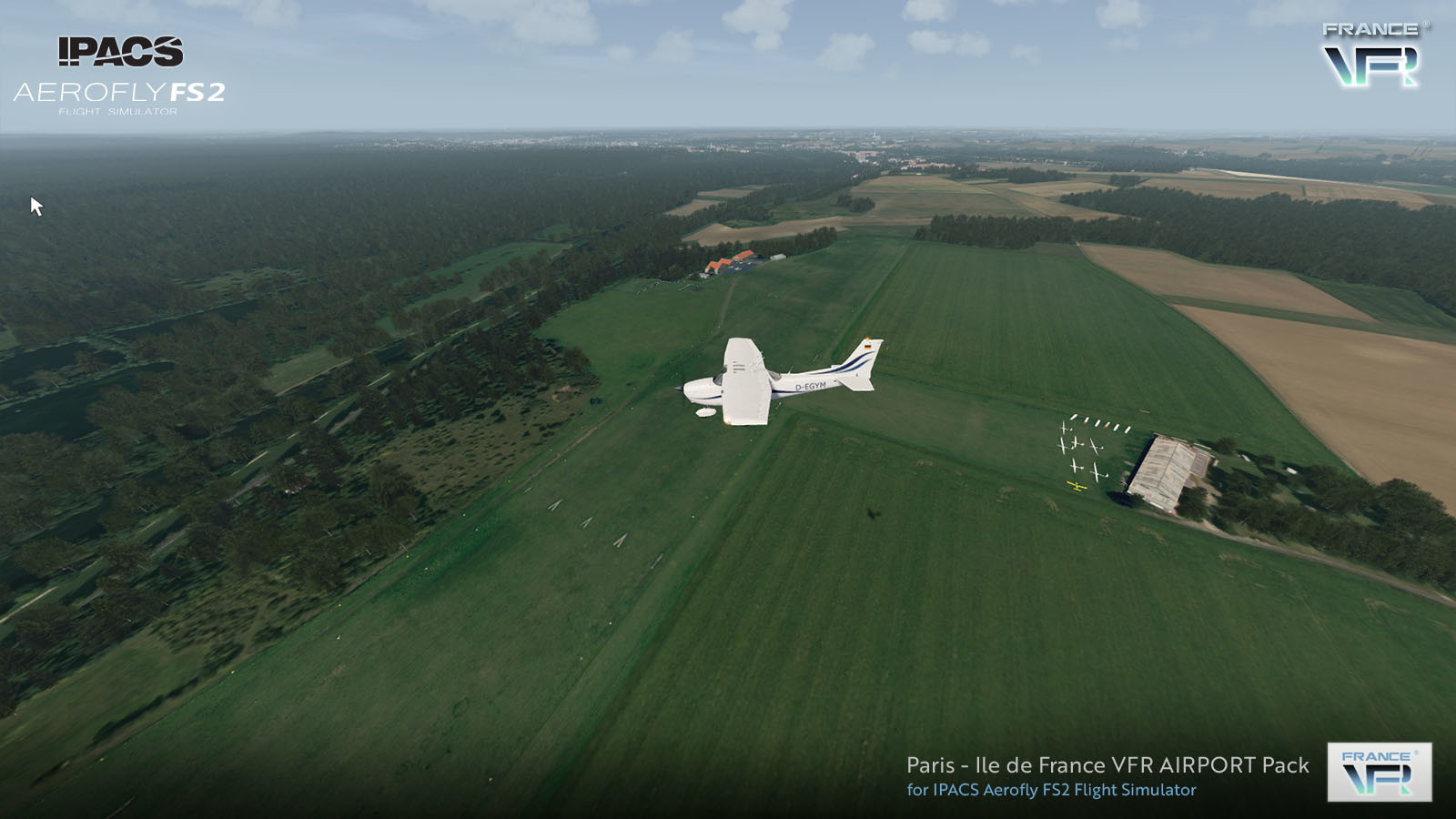 Aerofly FS 2 Flight Simulator: France VFR – Paris-Ile-de-France Airport Pack