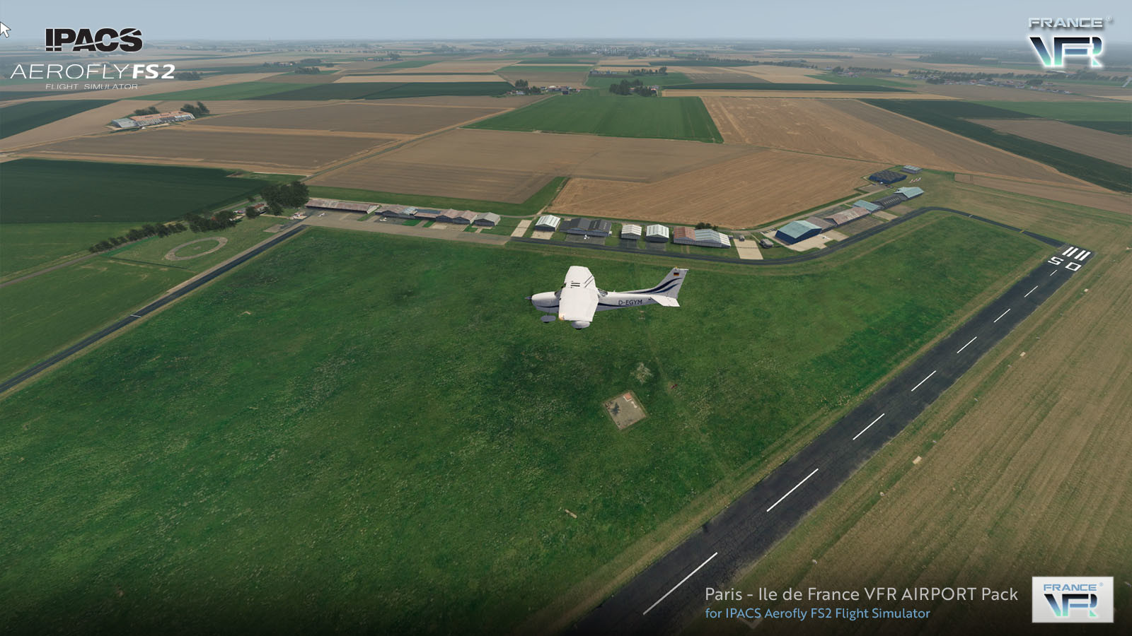 Aerofly FS 2 Flight Simulator: France VFR – Paris-Ile-de-France Airport Pack