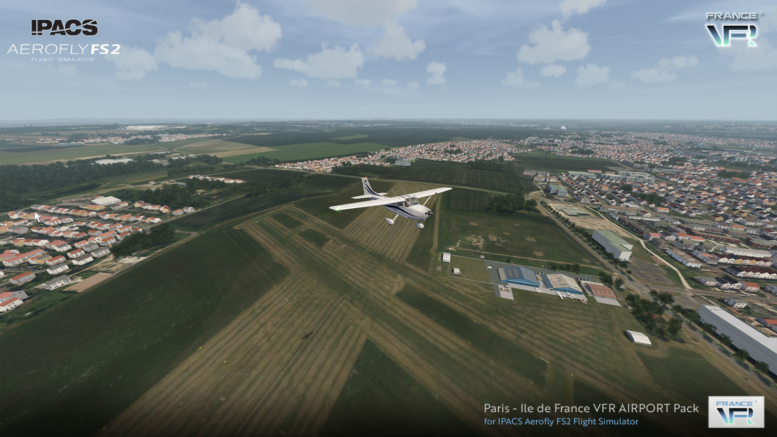 Aerofly FS 2 Flight Simulator: France VFR – Paris-Ile-de-France Airport Pack