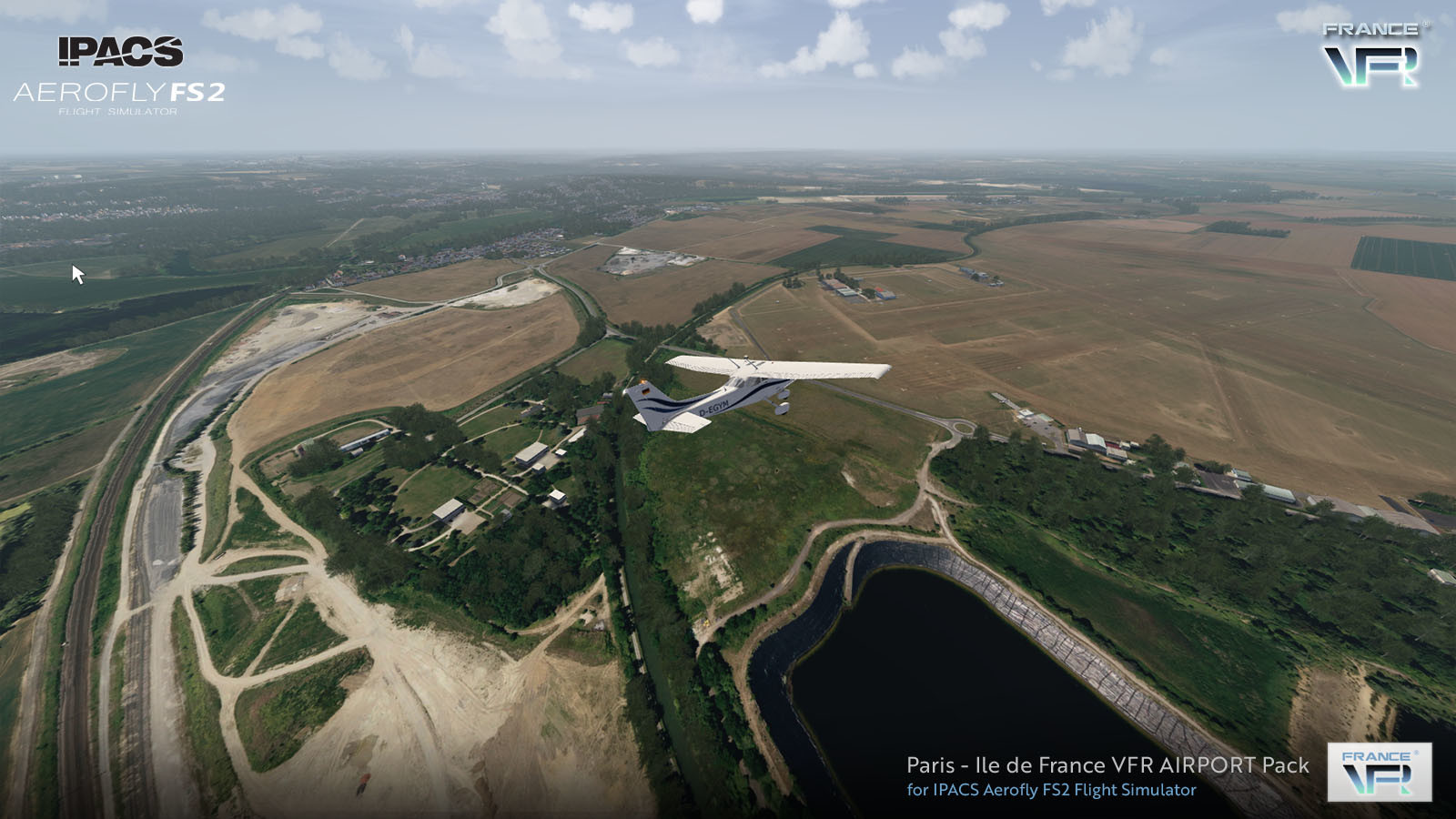 Aerofly FS 2 Flight Simulator: France VFR – Paris-Ile-de-France Airport Pack