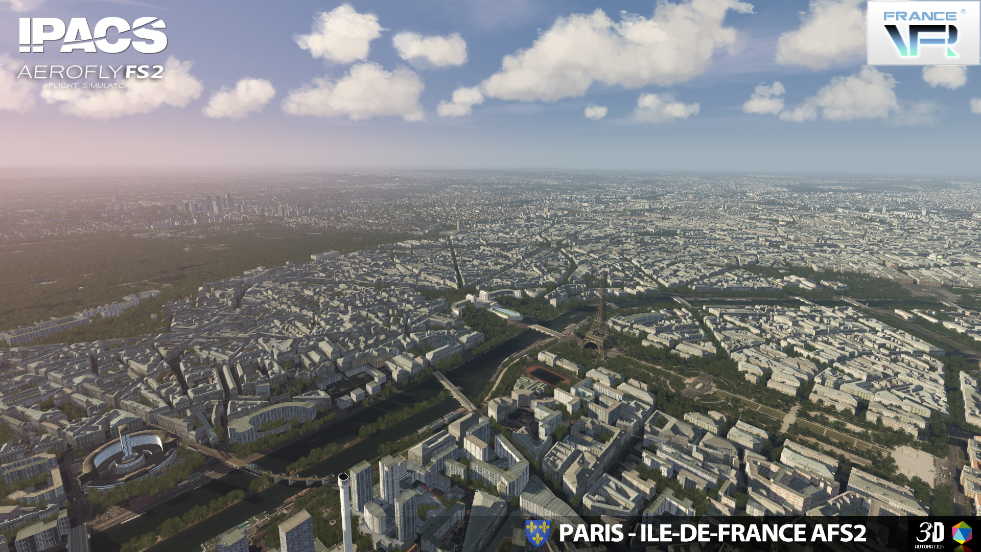 Aerofly FS 2 Flight Simulator: France VFR – Paris-Ile-de-France