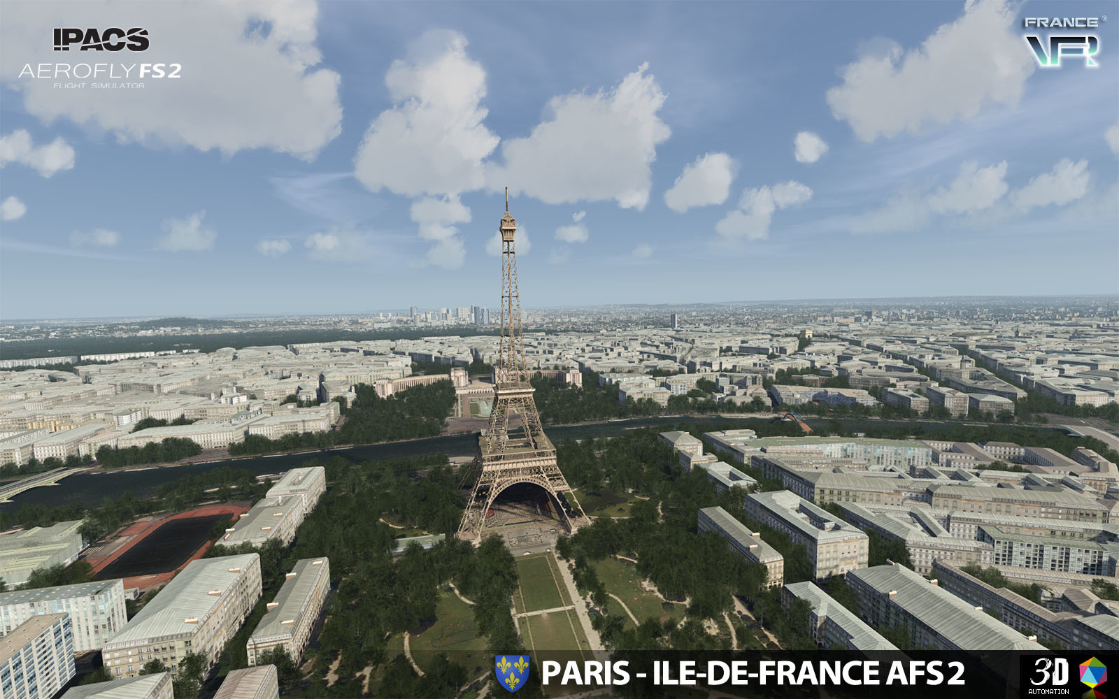 Aerofly FS 2 Flight Simulator: France VFR – Paris-Ile-de-France