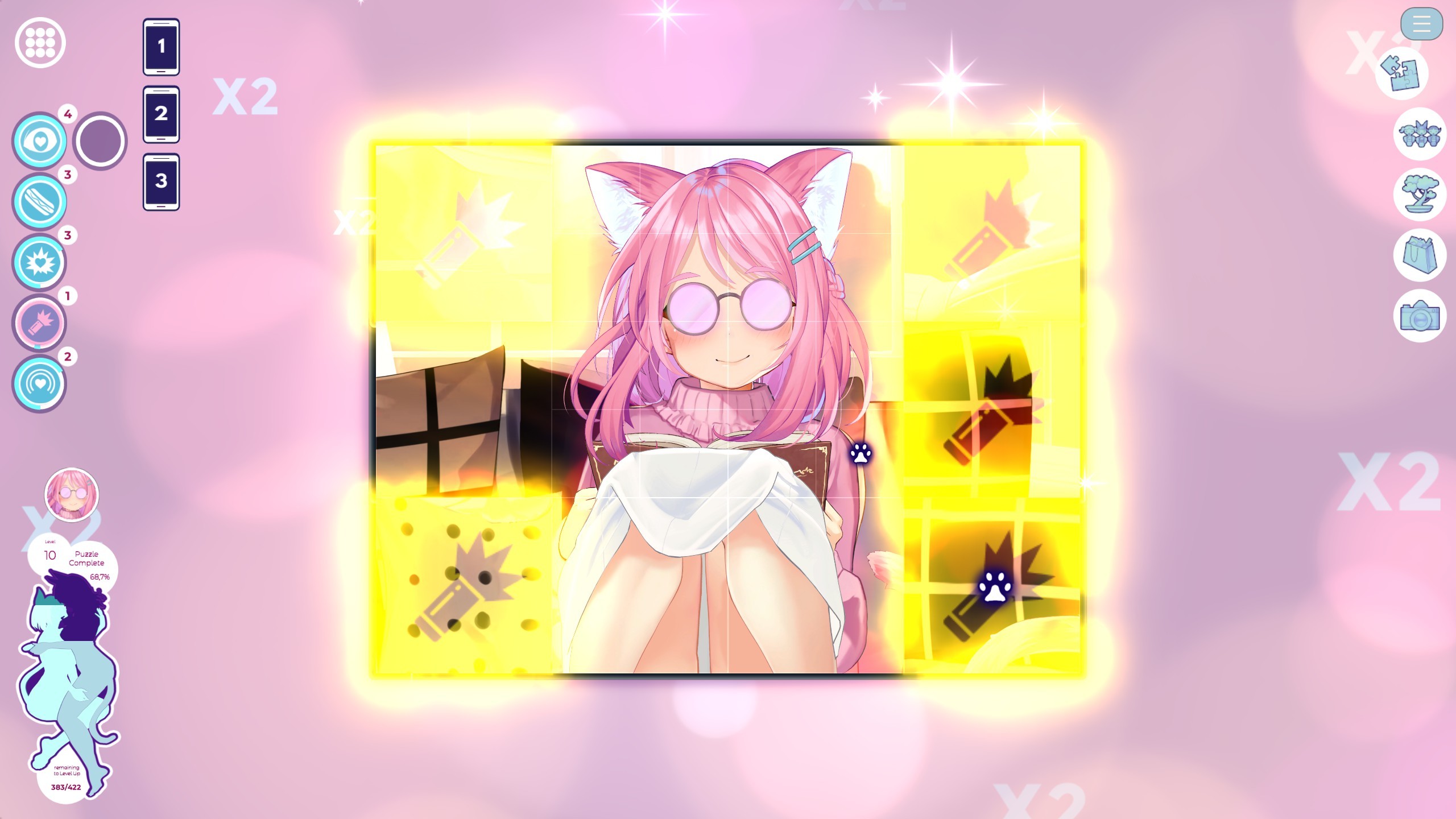 Mosaique Neko Waifus 4