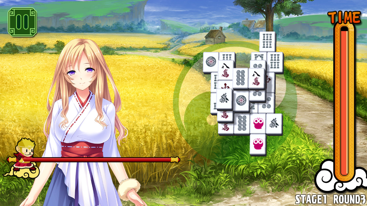 Pretty Girls Mahjong Solitaire: Green
