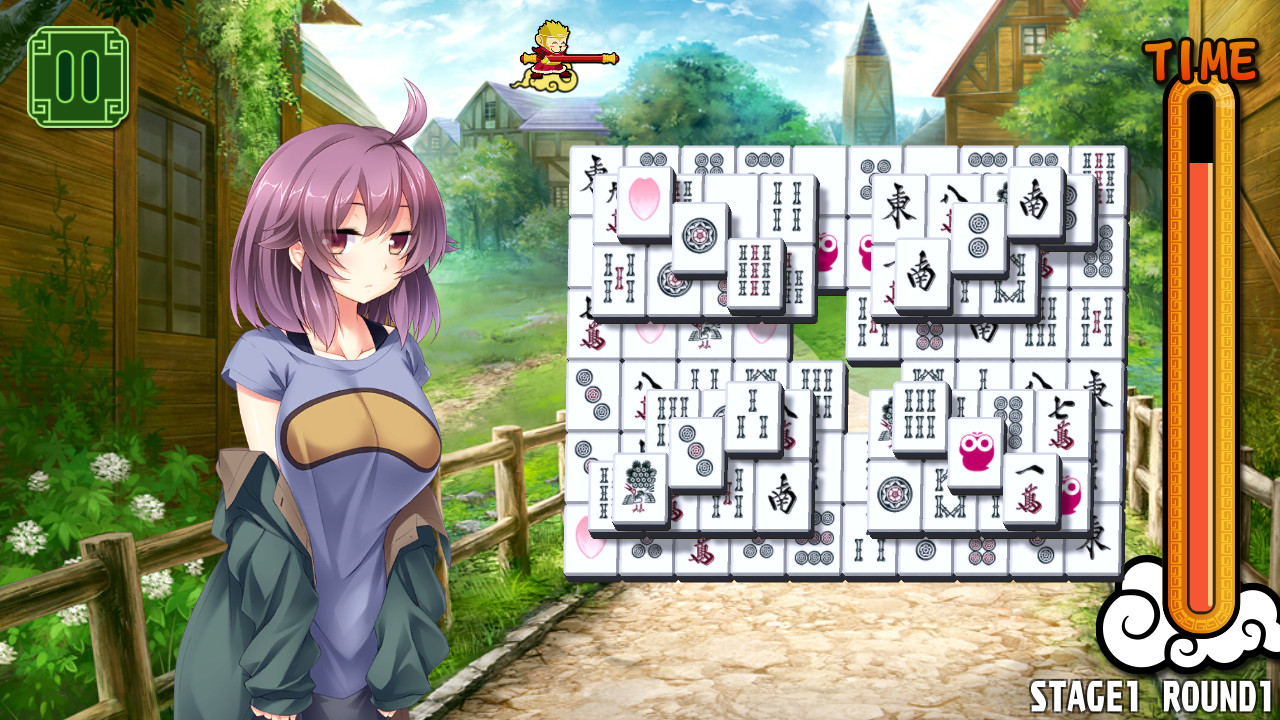 Pretty Girls Mahjong Solitaire: Green